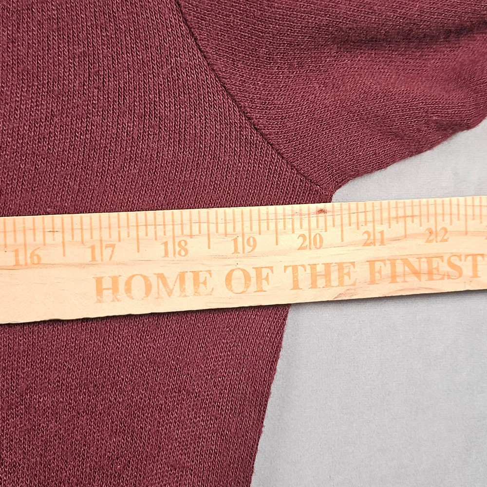 Vintage Puritan V-Neck Sweater Mens Medium Red Orlon Acrylic V-Neck USA Made 80s - Picture 4 of 8